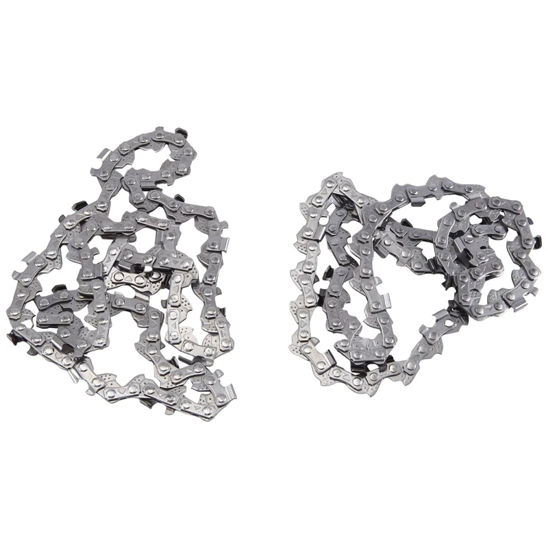 

2Pcs 8 Inch Mini Chainsaw Chain Replacement Guide Saw Chain For 8 Inch,1/4Inch LP Pitch 47 Drive Links Fits For Chainsaw