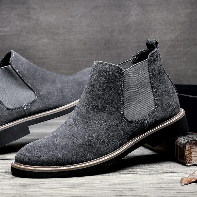 Men Boots High Quality Suede Leather Chelsea Boots Men 2023 Autumn New Boots for Men Botas Zapatos De Hombre Chaussure Homme
Men Boots High Quality Suede Leather Chelsea Boots Men 2023 Autumn New Boots for Men Botas Zapatos De Hombre Chaussure Homme