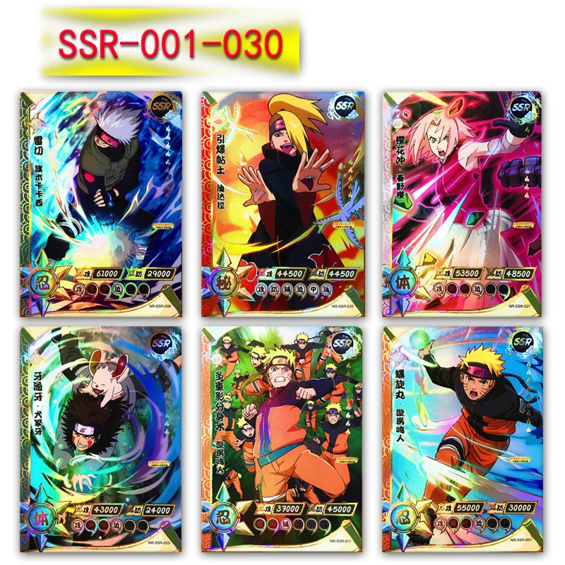 Anime Naruto Ssr Card Uzumaki Naruto Uchiha Sasuke Hatake Kakashi New Game Collection Children's Toys Surprise Birthday Gifts
Anime Naruto Ssr Card Uzumaki Naruto Uchiha Sasuke Hatake Kakashi New Game Collection Children's Toys Surprise Birthday Gifts