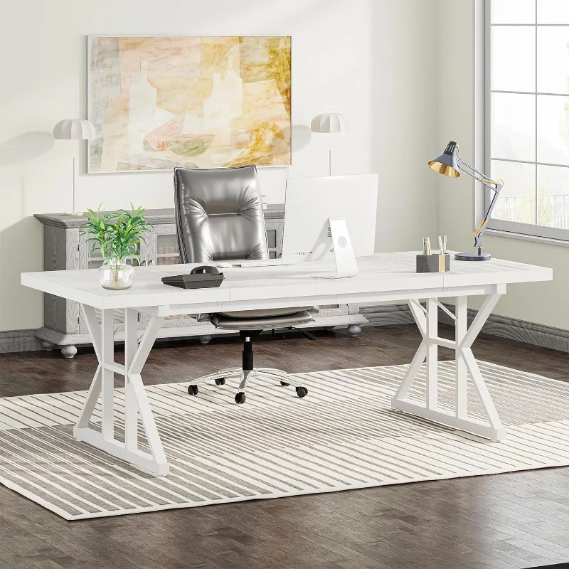 70.8-Inch Executive Desk, Large Computer Office Desk Workstation, Modern Simple Style Laptop Desk Study Writing Table Business
70.8-Inch Executive Desk, Large Computer Office Desk Workstation, Modern Simple Style Laptop Desk Study Writing Table Business