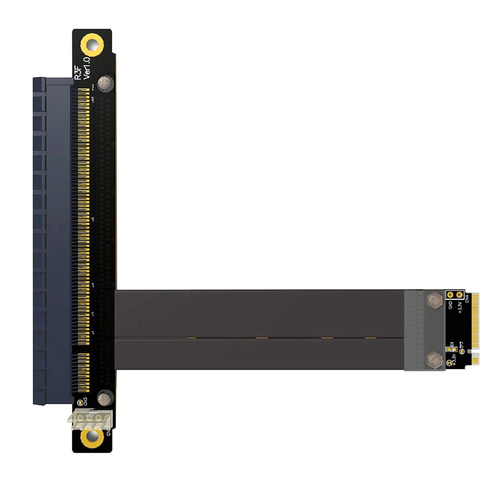 Удлинительный кабель R43SR M.2 NGFF NVMe Key M к PCIE X16 переходник для видеокарты 16X PCI-E для M.2 2230 2242 2260 2280
Удлинительный кабель R43SR M.2 NGFF NVMe Key M к PCIE X16 переходник для видеокарты 16X PCI-E для M.2 2230 2242 2260 2280
