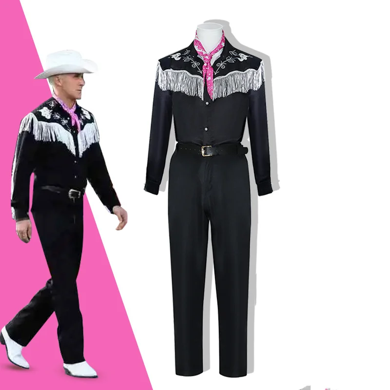 Ryan Gosling Outfits Cosplay Men's Fashion Western Shirt Streetwear Ken Cowboy Jacket Pants Full Sets
Ryan Gosling Outfits Cosplay Men's Fashion Western Shirt Streetwear Ken Cowboy Jacket Pants Full Sets