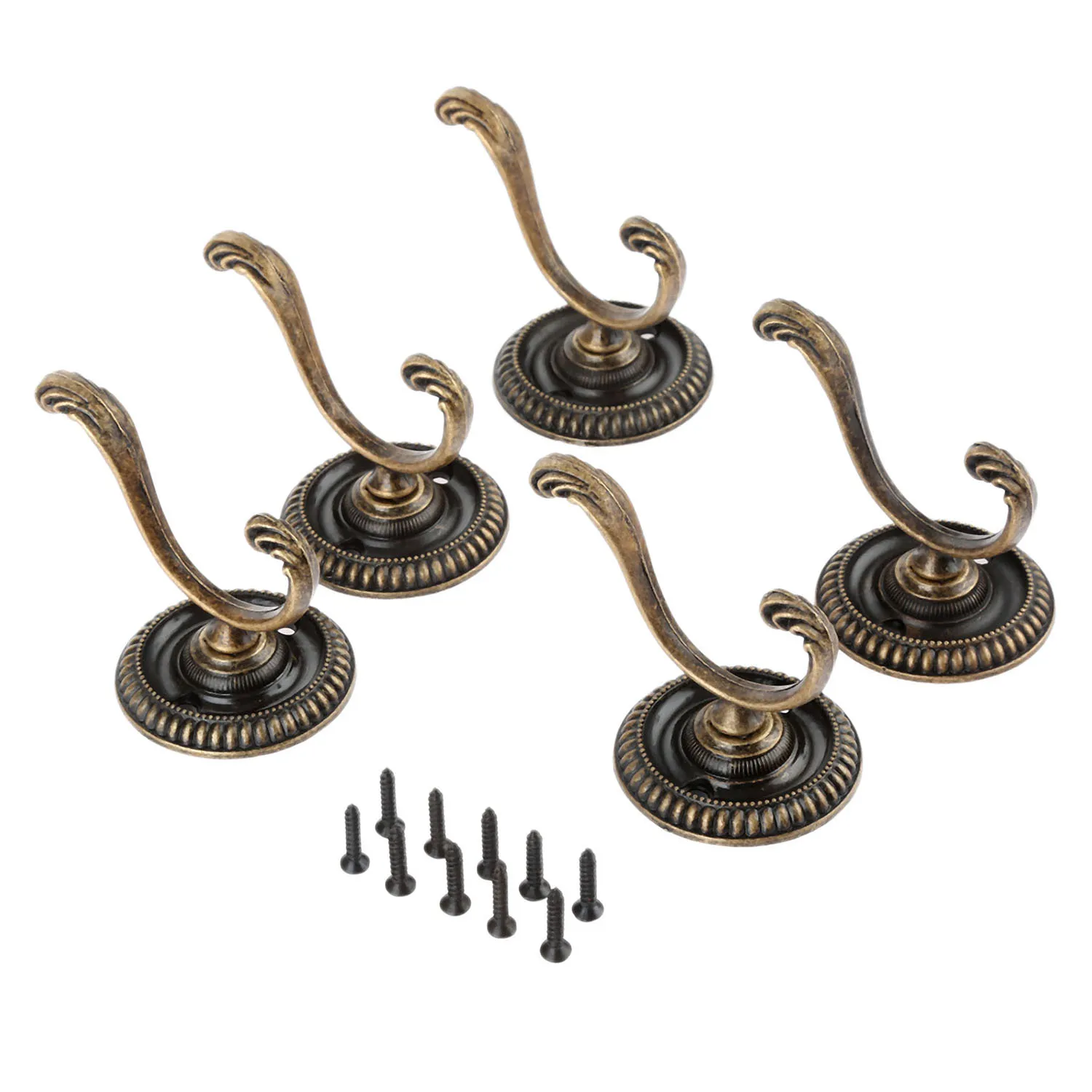 5Pcs Antique Door Hanger Hooks Vintage Bathroom Wall Hanger Hats Bag Keychain Zinc Alloy Hook Coat Wall Hooks with Screws
5Pcs Antique Door Hanger Hooks Vintage Bathroom Wall Hanger Hats Bag Keychain Zinc Alloy Hook Coat Wall Hooks with Screws