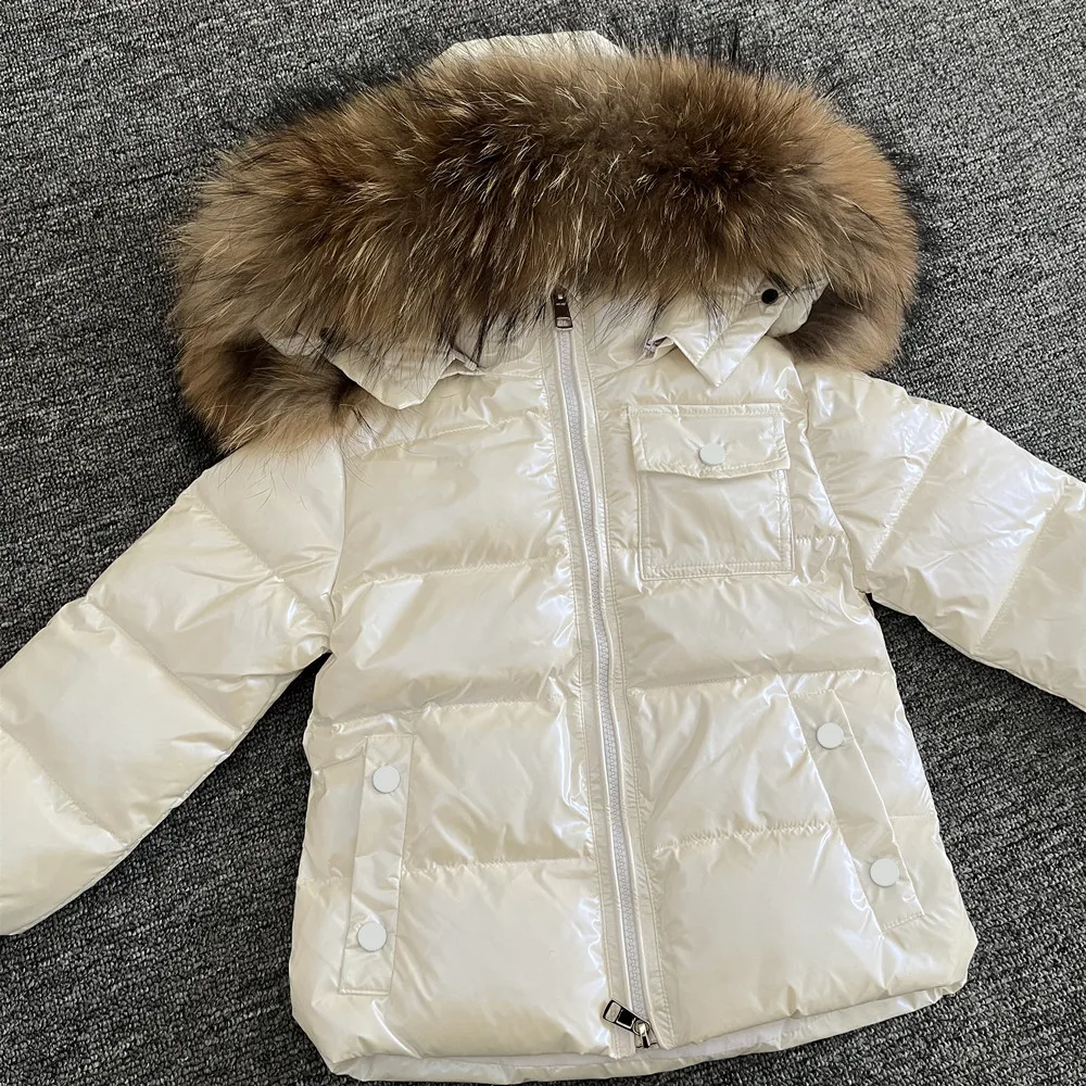 Kids Down Jacket Fashion Brand Design Raccoon Fur Toddler Parka Baby Boy Girl Hooded Coat Children's Winter Warm Snowsuit
Kids Down Jacket Fashion Brand Design Raccoon Fur Toddler Parka Baby Boy Girl Hooded Coat Children's Winter Warm Snowsuit