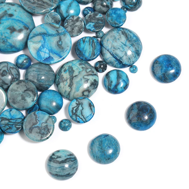 2-10pcs/lot Natural Stone Round Flatback Feldspar Blue Corrugated Cabochon 4/6/8/10/12/14/16/20/25mm For Diy Jewelry Making
2-10pcs/lot Natural Stone Round Flatback Feldspar Blue Corrugated Cabochon 4/6/8/10/12/14/16/20/25mm For Diy Jewelry Making