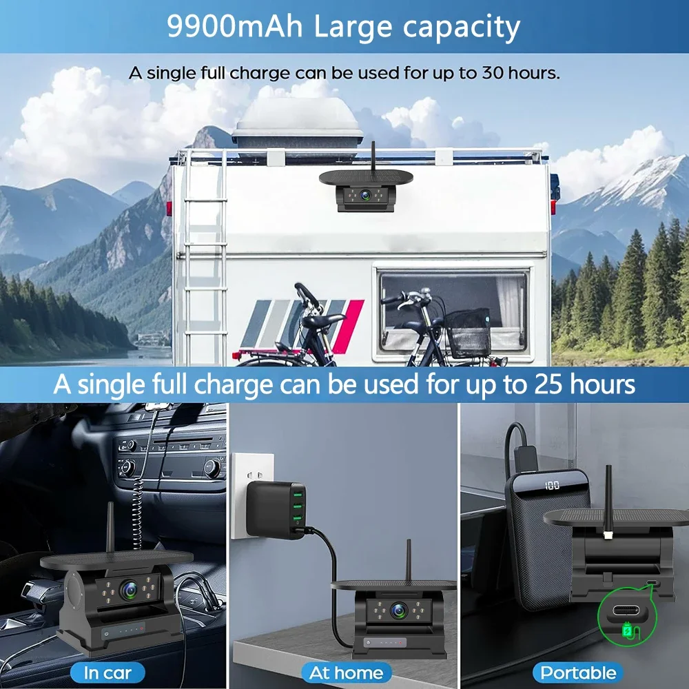 7 بوصة مركبة تعمل باللمس DVR مع 2 كاميرا احتياطية لاسلكية مغناطيسية تعمل بالطاقة الشمسية BSD إنذار لشاحنة/RV/مقطورة/رافعة شوكية 6 7 بوصة مركبة تعمل باللمس DVR مع 2 كاميرا احتياطية لاسلكية مغناطيسية تعمل بالطاقة الشمسية BSD إنذار لشاحنة/RV/مقطورة/رافعة شوكية