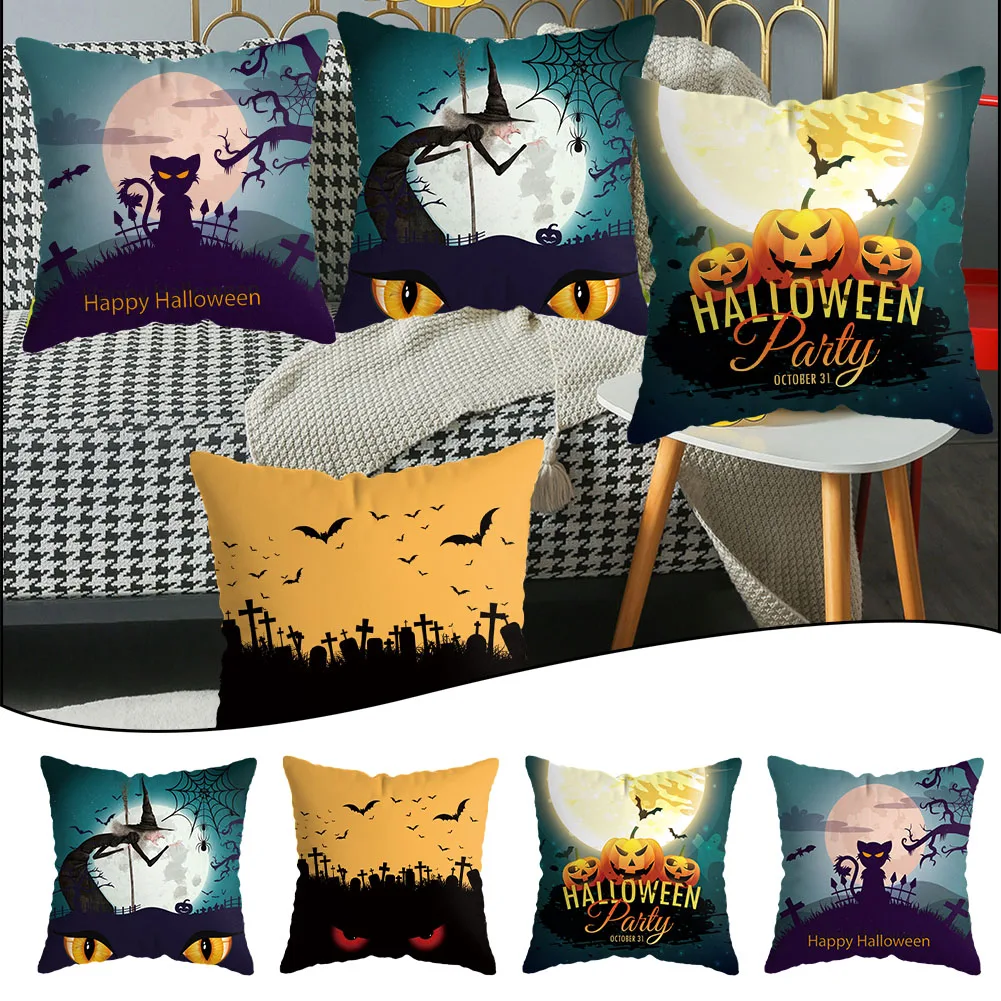 1pcs Square Halloween Printed Throw Pillow Cover Pumpkin Alphabet Home Holiday Pillow Cover Single Side Printing Cushion Cover
1pcs Square Halloween Printed Throw Pillow Cover Pumpkin Alphabet Home Holiday Pillow Cover Single Side Printing Cushion Cover