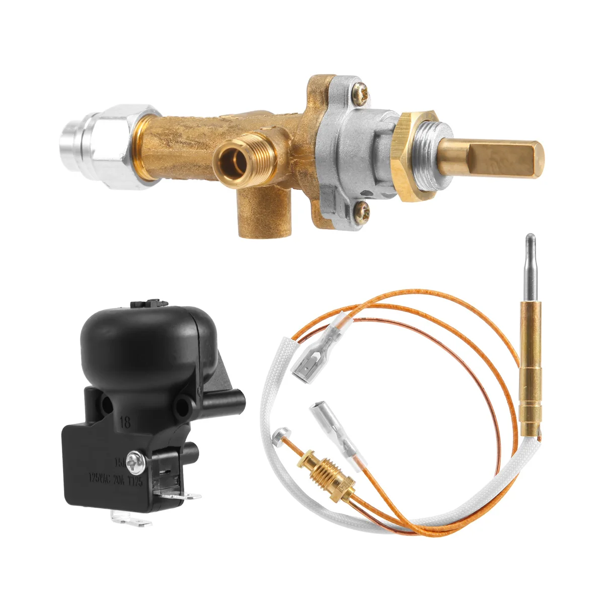 Gas Patio Heater Control Valve Thermocouple Sensor Dump Switch Knob Propane Lpg Fire Pit Control Safety Pilot Port Set
Gas Patio Heater Control Valve Thermocouple Sensor Dump Switch Knob Propane Lpg Fire Pit Control Safety Pilot Port Set