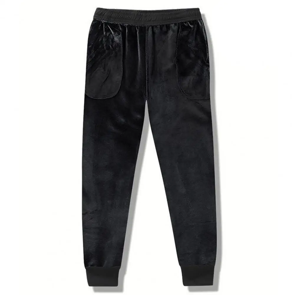 Men Fleece-lined Pants Thick Plush Men's Winter Pants Drawstring Elastic Waist Pockets Ankle-banded Sports Trousers Thick Plush
Men Fleece-lined Pants Thick Plush Men's Winter Pants Drawstring Elastic Waist Pockets Ankle-banded Sports Trousers Thick Plush