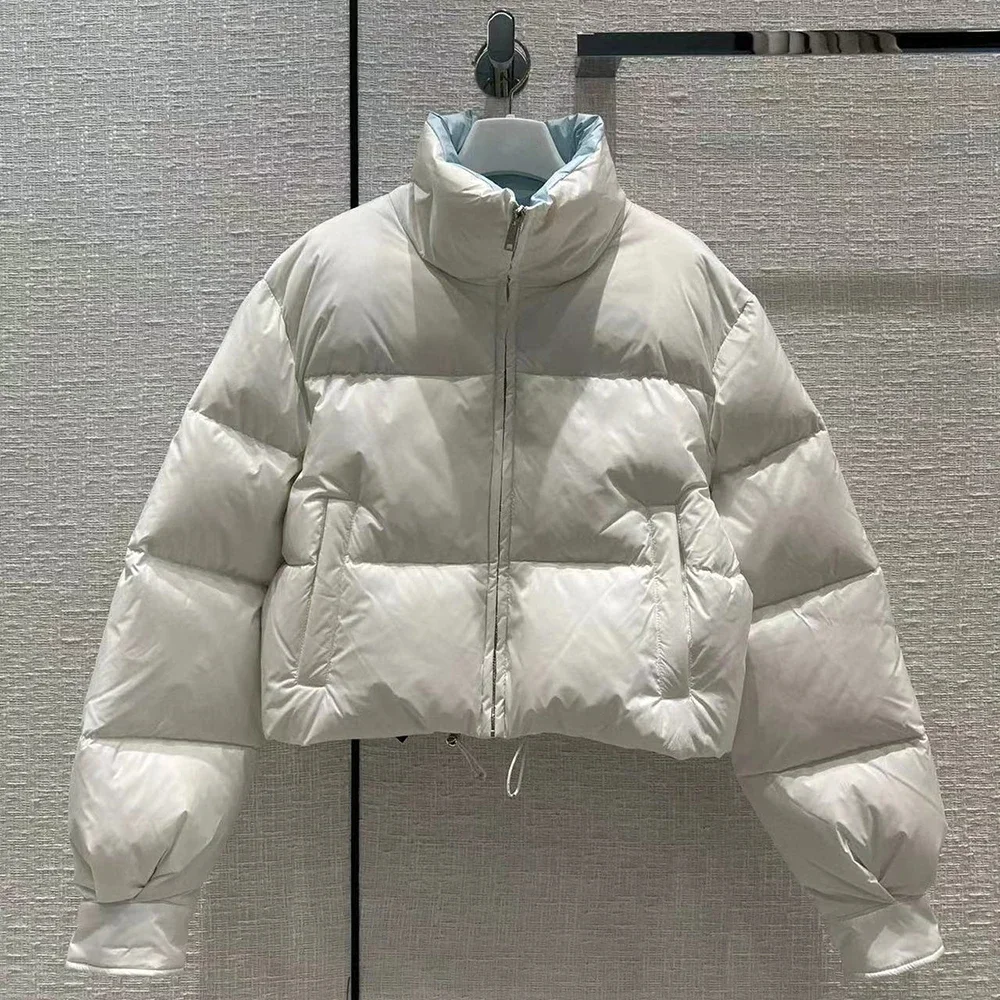 2023 New Women's warm Jacket Standing Collar Zipper Blue Tank Short Cotton CoatAutumn and Winte
2023 New Women's warm Jacket Standing Collar Zipper Blue Tank Short Cotton CoatAutumn and Winte