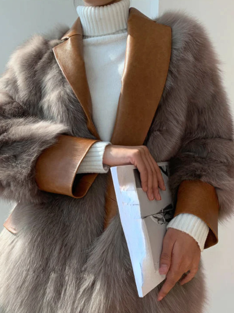 Women's Coat New in Fashion Korean Version Montage Jacket Elegant Temperament Style Winter Commuting Streetwear Fur Coat Women
Women's Coat New in Fashion Korean Version Montage Jacket Elegant Temperament Style Winter Commuting Streetwear Fur Coat Women