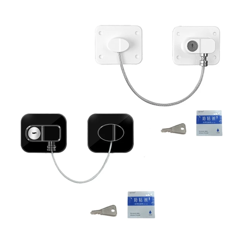 Multifunctional Safety Lock for Fridge Door and Windows Adjustable Cable Lock 
Multifunctional Safety Lock for Fridge Door and Windows Adjustable Cable Lock