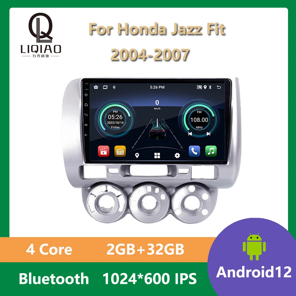 2 Din Car Radio DVD Head Unit For Honda Jazz Fit 2004 2005 2006 2007 Left Hand Drive Quad-Core GPS Navigation Bluetooth 2GB+32GB
2 Din Car Radio DVD Head Unit For Honda Jazz Fit 2004 2005 2006 2007 Left Hand Drive Quad-Core GPS Navigation Bluetooth 2GB+32GB