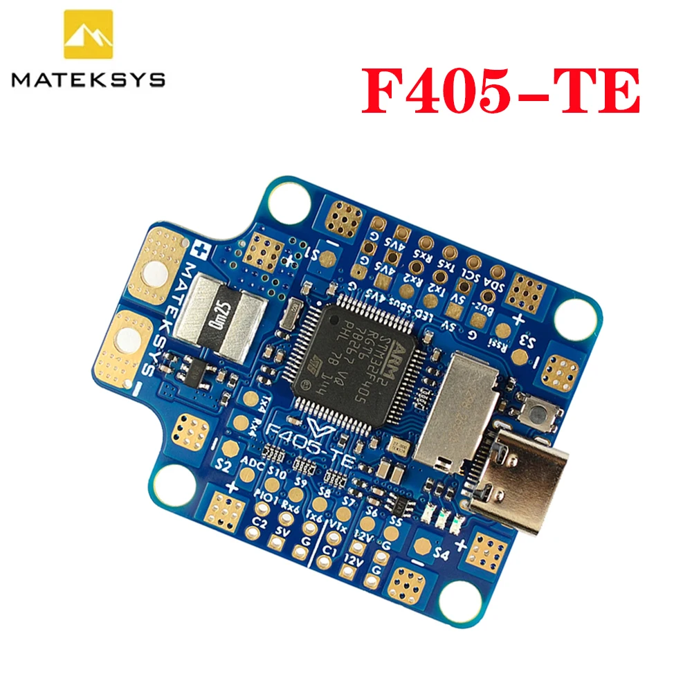 

MATEK F405-TE Baro OSD MicroSD Blackbox Dual BEC 220A Current Senor 3-8S PDB Flight Controller 30X30mm for FPV Freestyle Drone