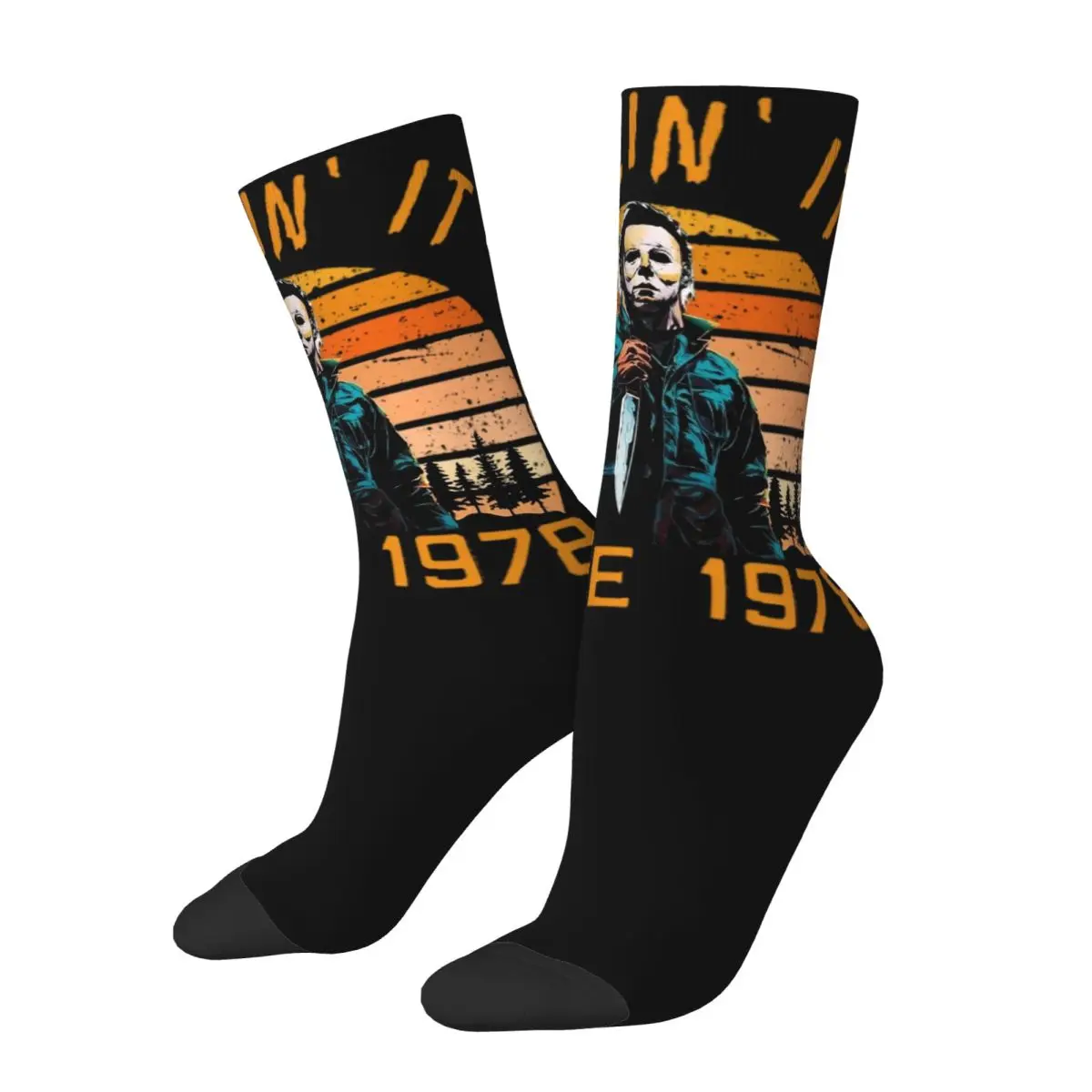 Harajuku Killin' It Since 1978 Michael Myers Theme Design Print Socks Merch All Seasons Vintage Halloween Socks Sweat Absorbing
Harajuku Killin' It Since 1978 Michael Myers Theme Design Print Socks Merch All Seasons Vintage Halloween Socks Sweat Absorbing