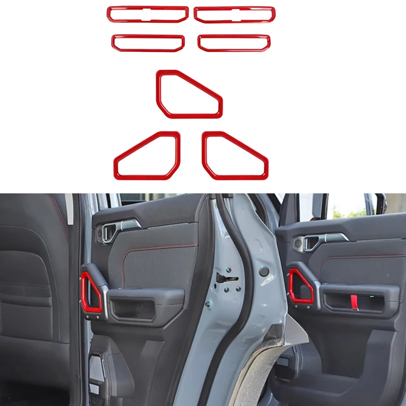 Декоративные наклейки на дверную ручку автомобиля, подходит для JETOUR Traveler T2 2023-2024, модифицированные подлокотники, Яркие полоски, аксессуары для интерьера
Декоративные наклейки на дверную ручку автомобиля, подходит для JETOUR Traveler T2 2023-2024, модифицированные подлокотники, Яркие полоски, аксессуары для интерьера