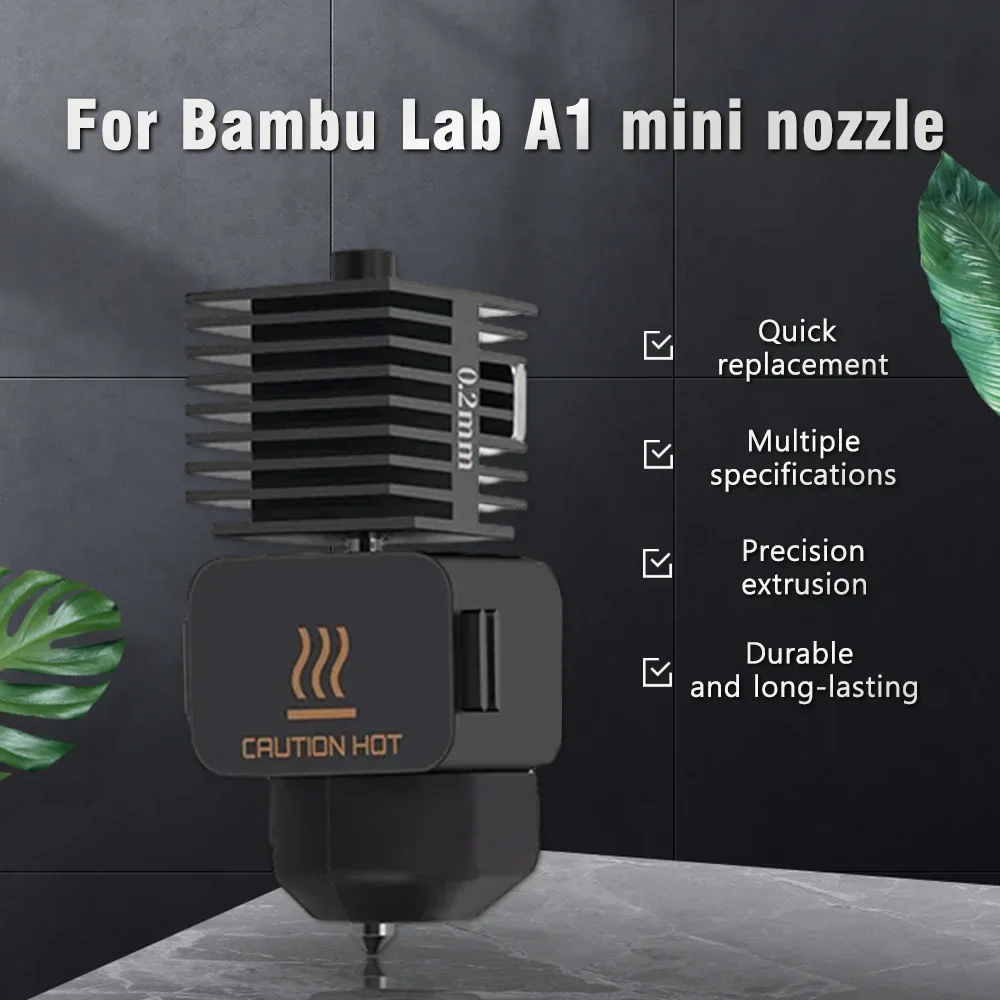 Обновление для Bambu Lab A1 Hotend Kit A1 Mini Hotend Kit заменяемая сопла из закаленной стали 0,2 0,4 0,6 0,8 Высокое качество Горячий Конец
Обновление для Bambu Lab A1 Hotend Kit A1 Mini Hotend Kit заменяемая сопла из закаленной стали 0,2 0,4 0,6 0,8 Высокое качество Горячий Конец