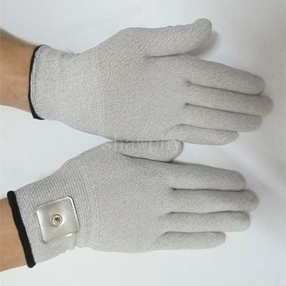 

Conductive Silver Fiber Massage Bio Glove for TENS/EMS Therapy Hand Massager Anti-static/Anti-skid Electrode Gloves Wholesale