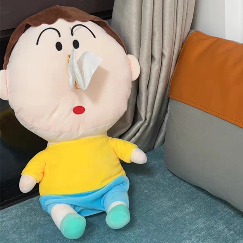 Crayon Shin-chan Плюшевые коробки для салфеток, игрушки Boochan, мягкая мультяшная бумажная салфетка, конфеты, держатель для автомобильного сиденья, кавайный игрушечный подарок
Crayon Shin-chan Плюшевые коробки для салфеток, игрушки Boochan, мягкая мультяшная бумажная салфетка, конфеты, держатель для автомобильного сиденья, кавайный игрушечный подарок