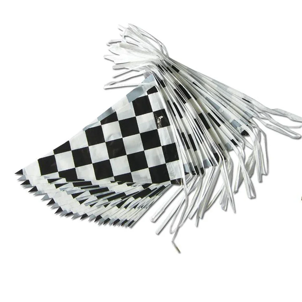 Bunting Flags Outdoor Checkered Garland Banner Bunting PE Pennant Flag Racing 30cm X 40cm Black White Birthday
Bunting Flags Outdoor Checkered Garland Banner Bunting PE Pennant Flag Racing 30cm X 40cm Black White Birthday
