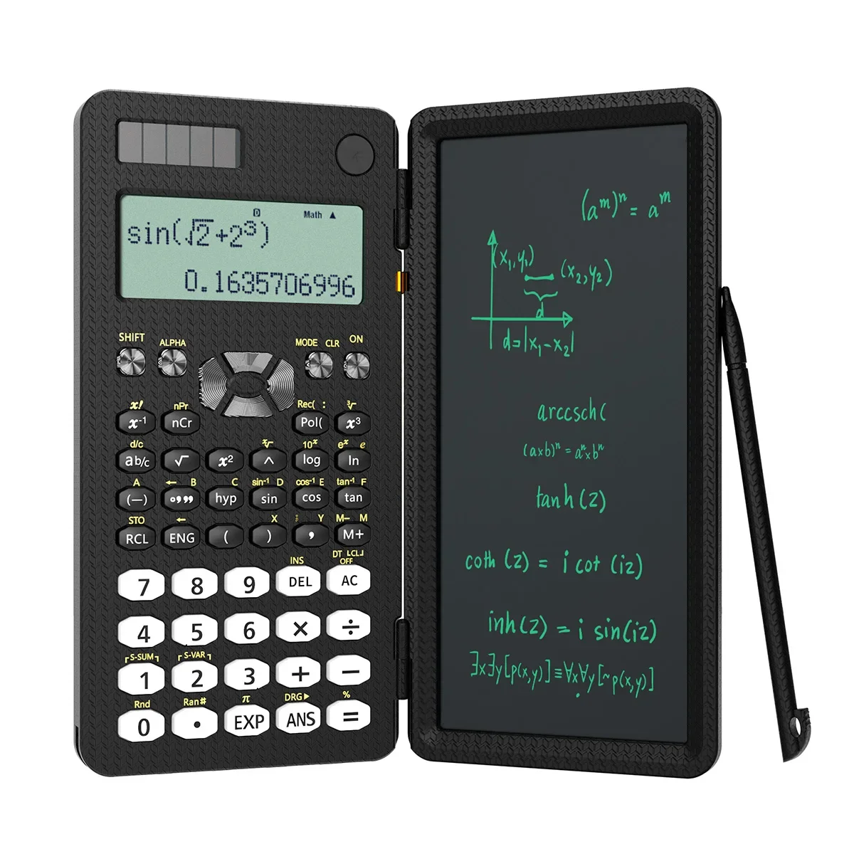 

NEWYES Mini Scientific Calculator with Writing Tablet Calculators Notepad Memo Office Electronics School Supplies 991es Ms 82ms