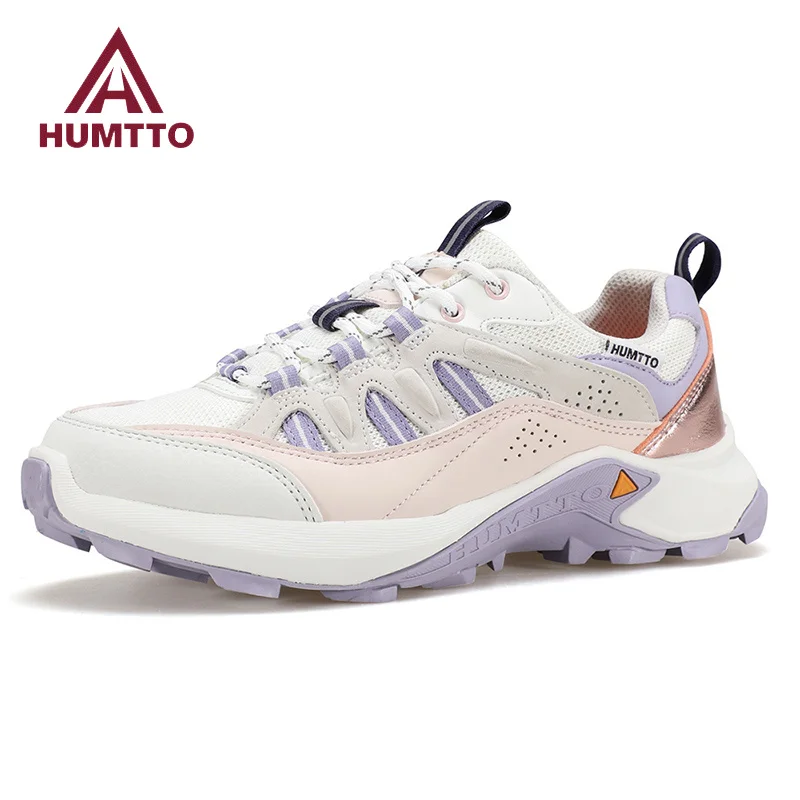 

HUMTTO Hiking Shoes Breathable Women's Sneakers Luxury Designer Anti-slip Sports Trekking Boots for Women Outdoor Trail Sneaker