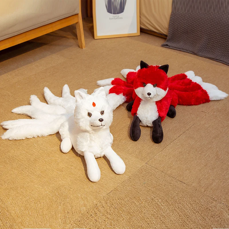

Anime Fairy Figure Nine TailsFox Plush Toy Cute Stuffed Animal Fox Plushies Dolls Soft Kids Boys Girls Toys Anime Game Periphery