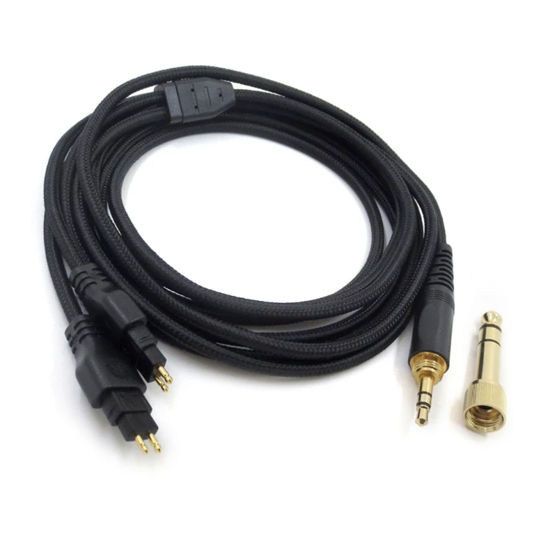 Earphone Cable for Sennheiser-HD580 HD600 HD650 HD660S Cable Repair Replacement Headset Accessories K1KF Earphone Cable for Sennheiser-HD580 HD600 HD650 HD660S Cable Repair Replacement Headset Accessories K1KF