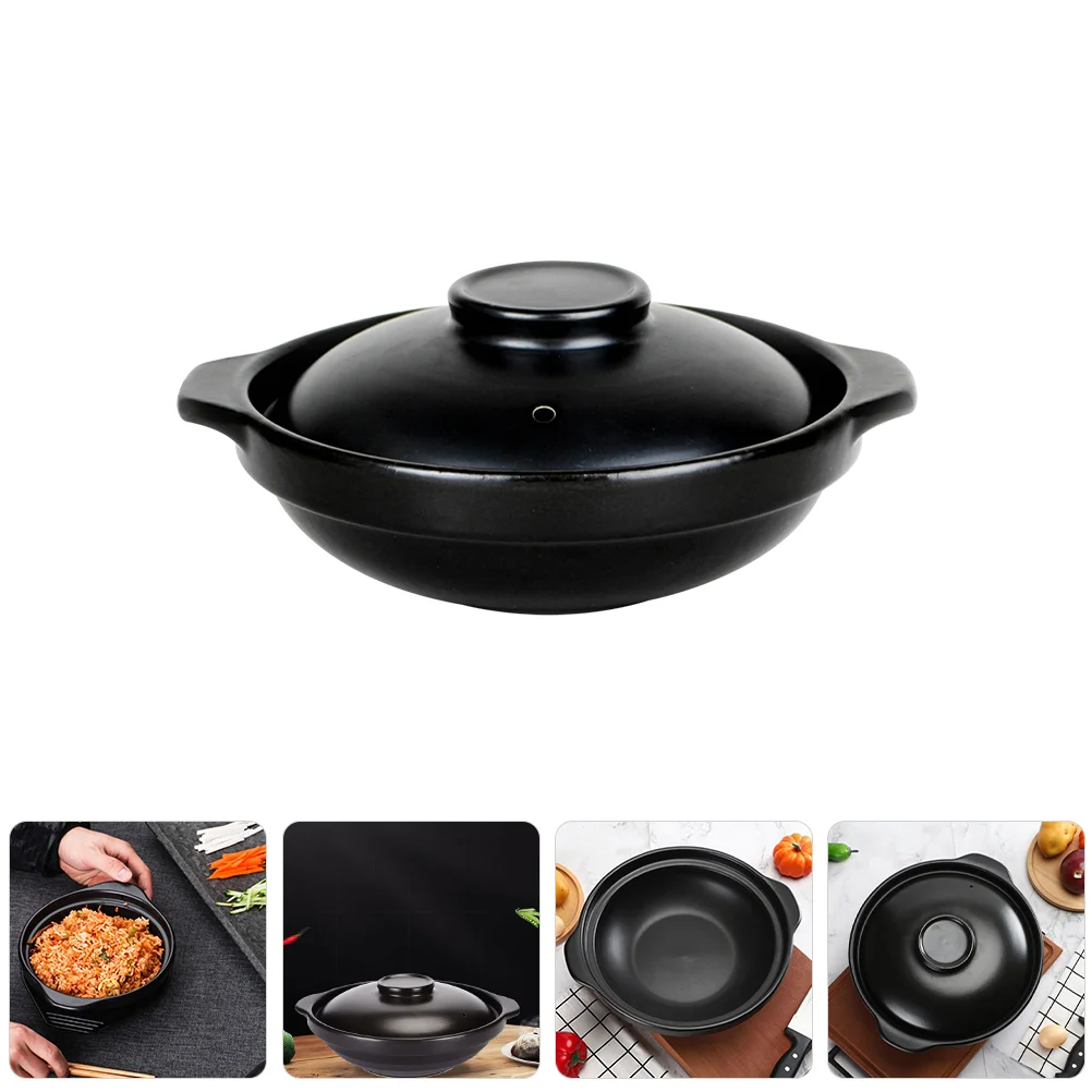 Pot Casserole Ceramic Pan Stew Kitchen Cooking Soup Home Clay Shallow Korean Stockpot Stone Bowl Hot Earthen Cookware Griddle
Pot Casserole Ceramic Pan Stew Kitchen Cooking Soup Home Clay Shallow Korean Stockpot Stone Bowl Hot Earthen Cookware Griddle