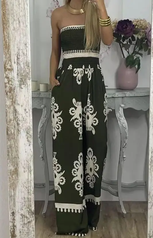 Y2K Clothing Jumpsuit Women 2023 Summer New Daily Commuter Sexy Wrapped Chest Print Jumpsuit High Waist Casual Pants Elegant
Y2K Clothing Jumpsuit Women 2023 Summer New Daily Commuter Sexy Wrapped Chest Print Jumpsuit High Waist Casual Pants Elegant