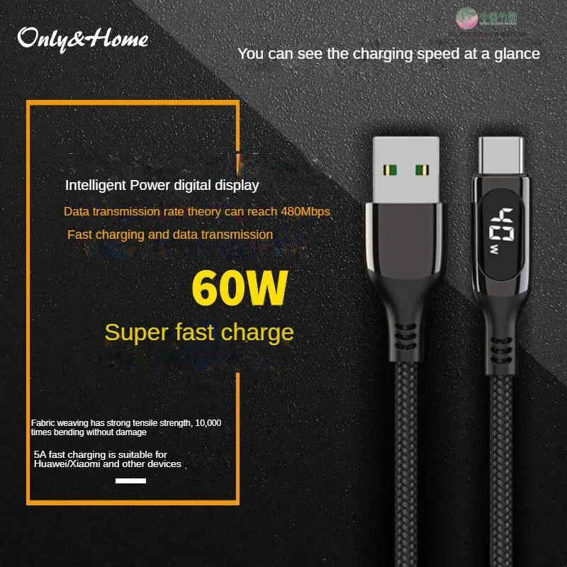HUAWEI HiLink only & home KL-XH01 60W Super Fast Charge Display USB Type-C Cable
HUAWEI HiLink only & home KL-XH01 60W Super Fast Charge Display USB Type-C Cable