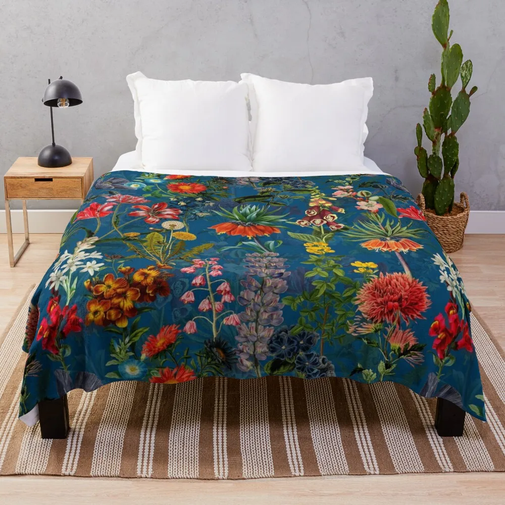 Vintage Blue Springflower Meadow Night Throw Blanket Fashion Sofa Blankets Beautiful Blankets
Vintage Blue Springflower Meadow Night Throw Blanket Fashion Sofa Blankets Beautiful Blankets