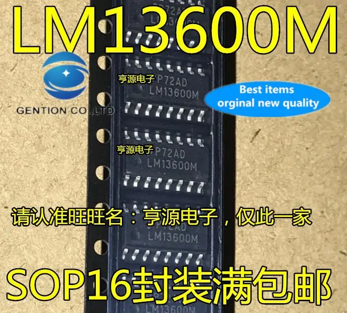 10 шт., 100% оригинальная новинка, в наличии SMD LM13600M LM13600 LM13600MX, транспроводящий усилитель, IC chip SOP-16
10 шт., 100% оригинальная новинка, в наличии SMD LM13600M LM13600 LM13600MX, транспроводящий усилитель, IC chip SOP-16