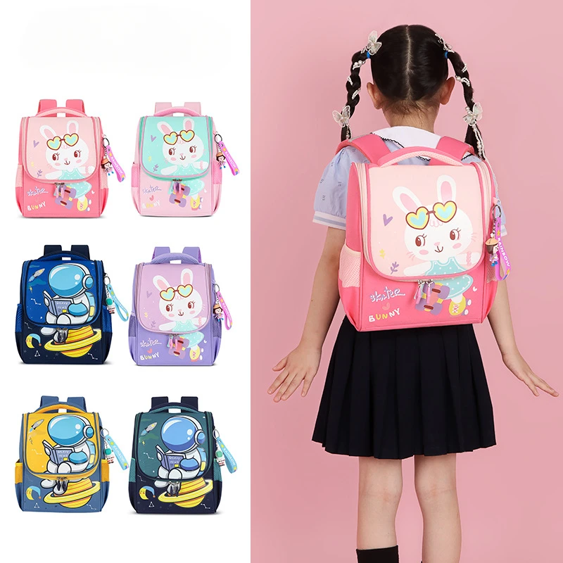 Children's Schoolbag Large Capacity Cartoon Rabbit Astronaut Learning Ultra-light Waterproof Backpack for Students 1-6 Grade
Children's Schoolbag Large Capacity Cartoon Rabbit Astronaut Learning Ultra-light Waterproof Backpack for Students 1-6 Grade