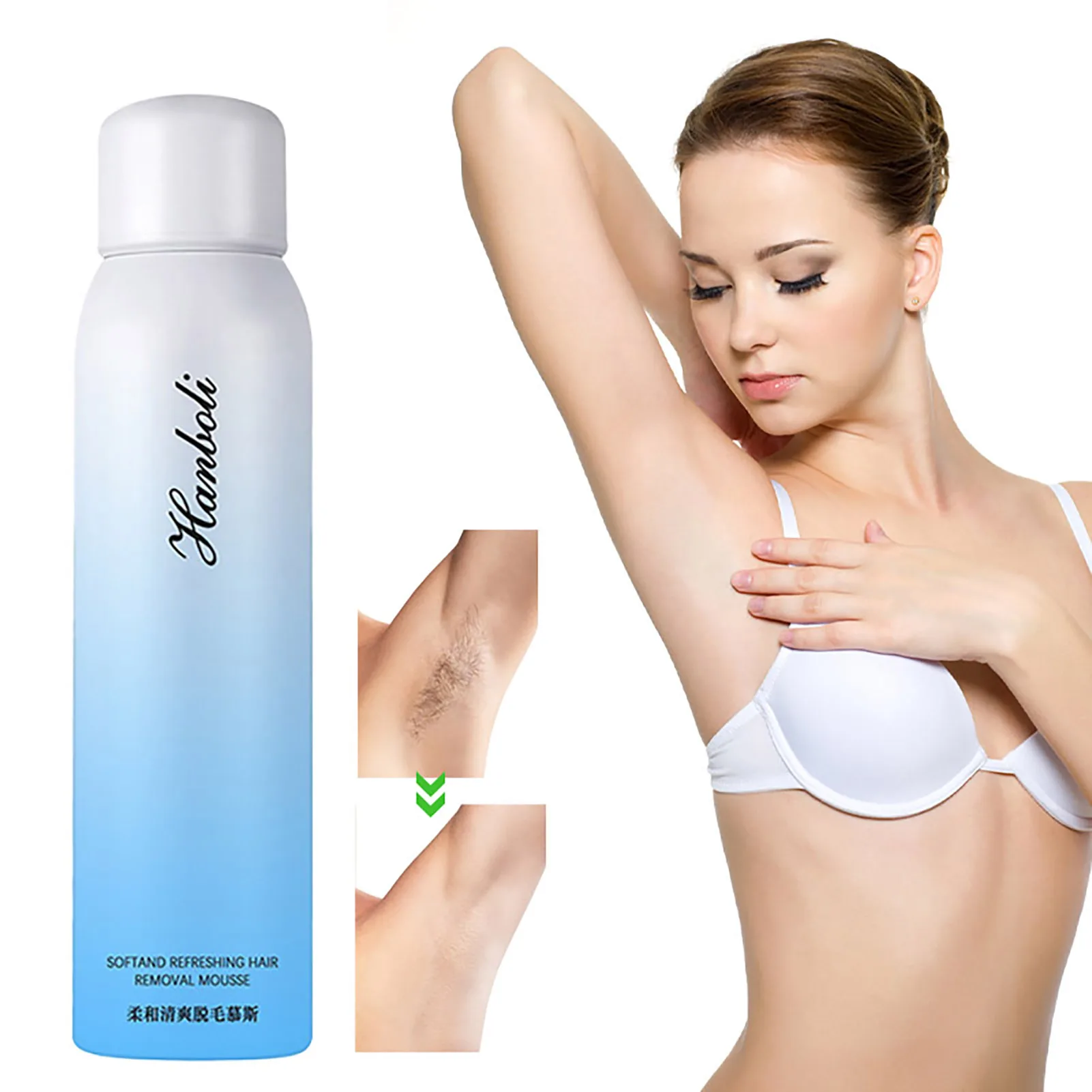 Gentle Hair Removal Mousse Painless Underarms Legs & Body Hair Removal Mousse for Arm Leg Armpit Private Part Full Body
Gentle Hair Removal Mousse Painless Underarms Legs & Body Hair Removal Mousse for Arm Leg Armpit Private Part Full Body