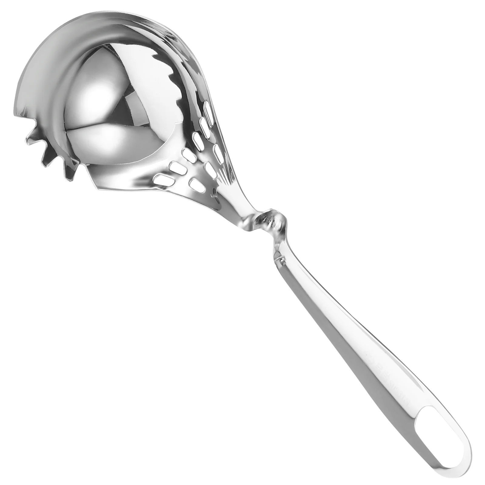 Perforated Spoon Soup Serving Spoon Kitchen Gadget Metal Oil Strainer Spoon Ladle With Curved Handle
Perforated Spoon Soup Serving Spoon Kitchen Gadget Metal Oil Strainer Spoon Ladle With Curved Handle