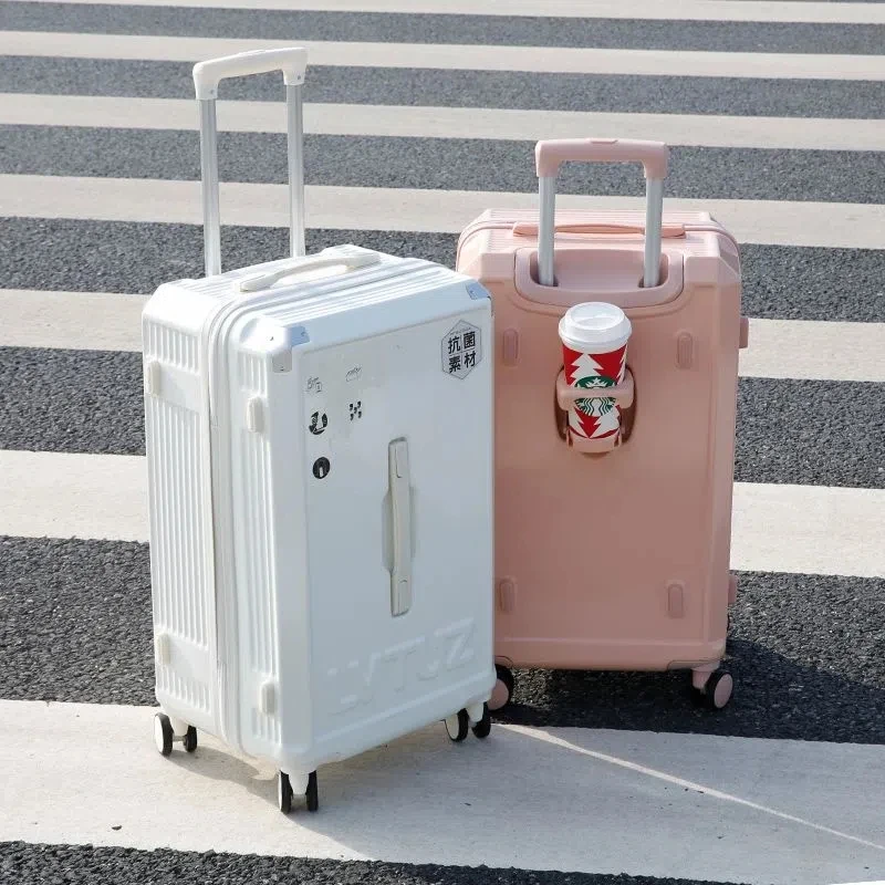 High Capacity Rolling Luggage Travel Suitcase On Wheels Check In Trolley Luggage Bag Sport Trunk With Cup Holder
High Capacity Rolling Luggage Travel Suitcase On Wheels Check In Trolley Luggage Bag Sport Trunk With Cup Holder