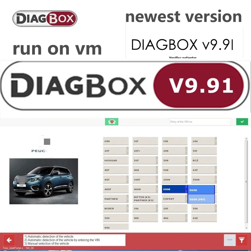 

Newest Diagbox V9.96 Diagbox V9.91 For Lexia3 PP2000 Diagbox 9.91 Full Adapter for Lexia 3 for Citroen&Peugeot Car Scanner Tool