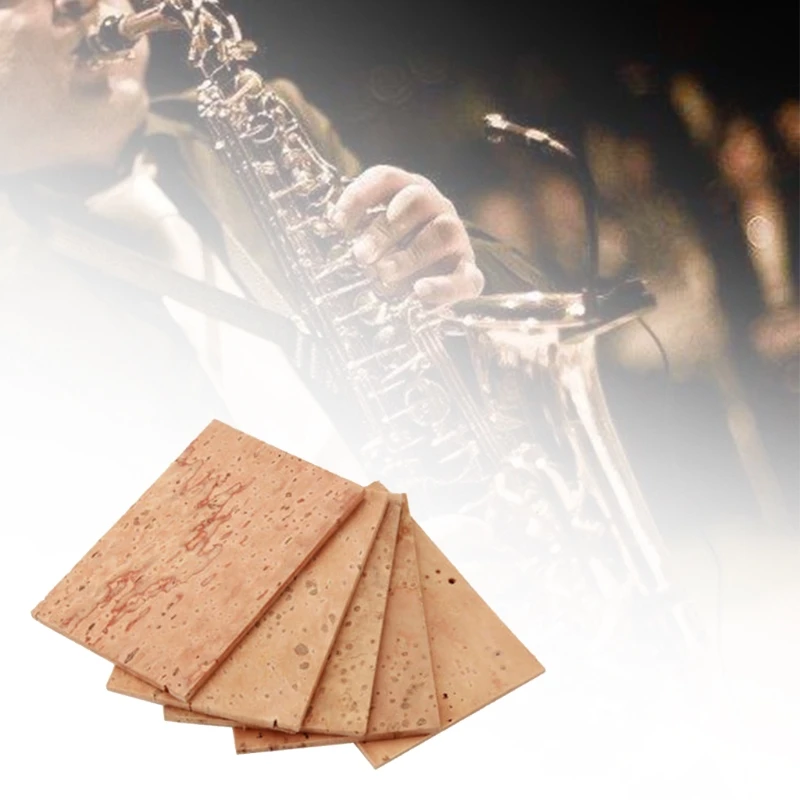 

10PCS Sax Neck Cork Sheet Suitable Alto/Soprano/Tenor Saxophone Cork Set Universal High-quality Durable and Lightweight