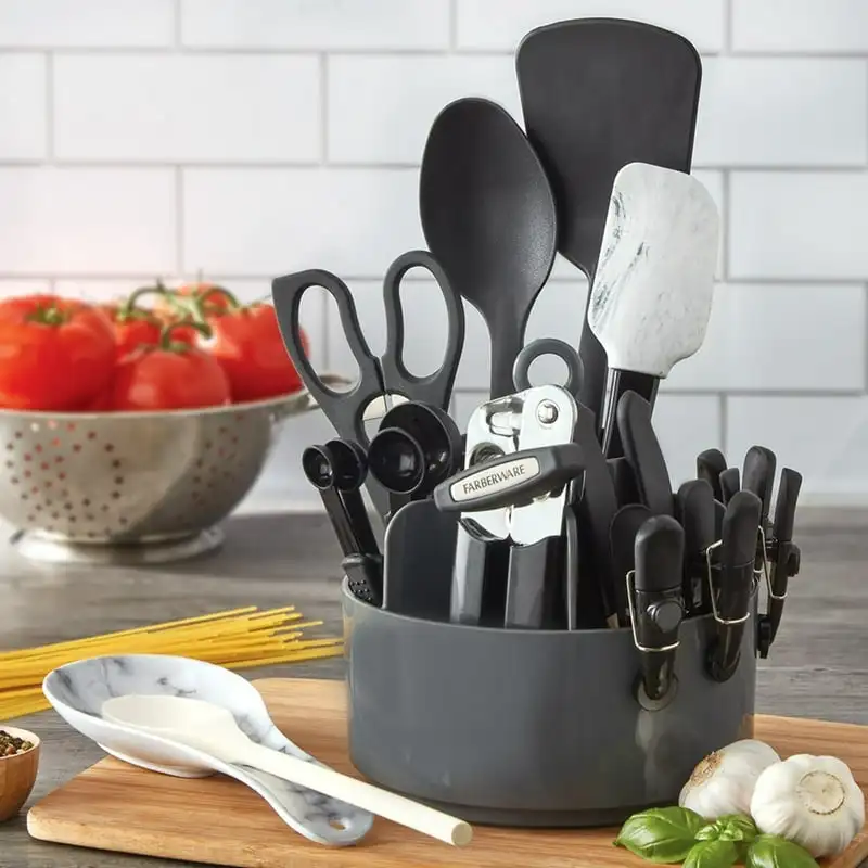 18-piece Marble Tool and Gadget Caddy Set Empty drum hammer Nail and hammer Gavel and block Rubber mallet Hammer handle Window b
18-piece Marble Tool and Gadget Caddy Set Empty drum hammer Nail and hammer Gavel and block Rubber mallet Hammer handle Window b