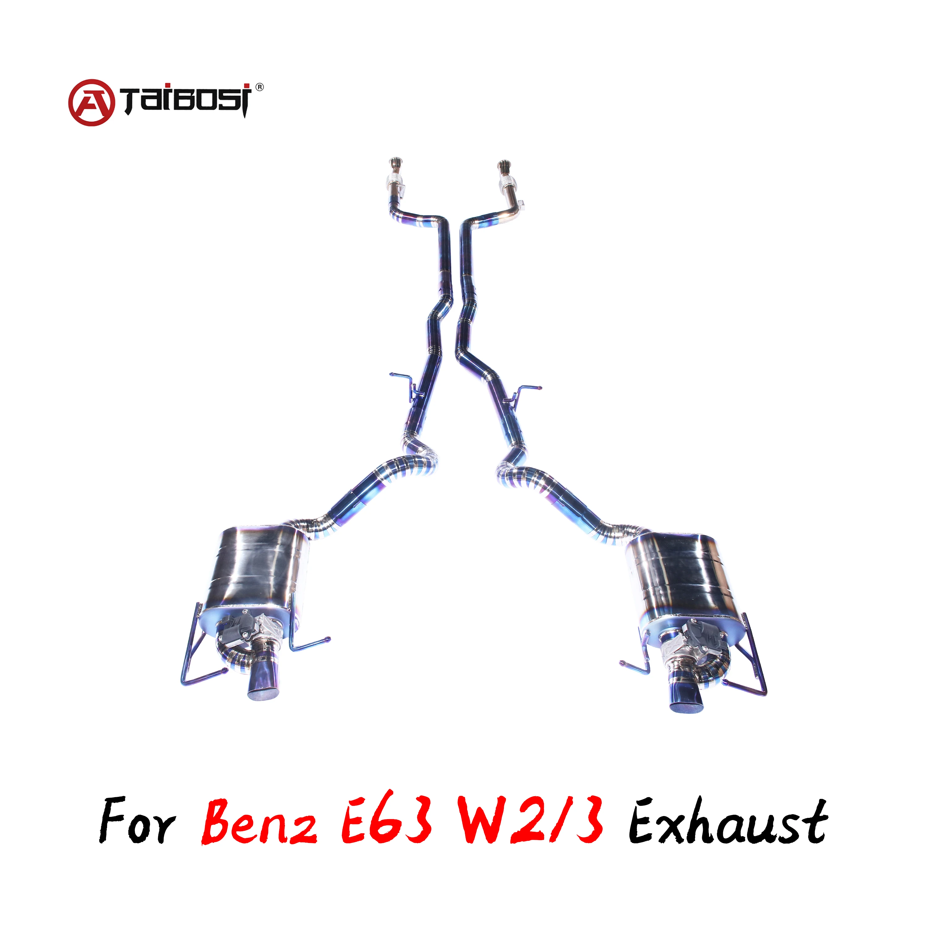 For Mercedes Benz E63 W213 AMG 4.0T Exhaust System Catback Exhaust Pipe Taibosi Performance Vacuum Electric Valve Car Muffler
For Mercedes Benz E63 W213 AMG 4.0T Exhaust System Catback Exhaust Pipe Taibosi Performance Vacuum Electric Valve Car Muffler