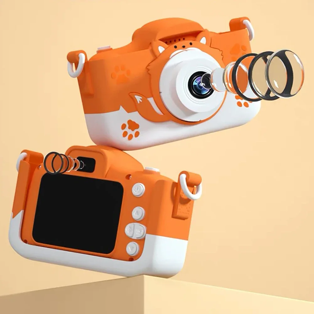 HD 1080P Kids Digital Camera 20MP Children Camera with USB Charger Built-In Game Camera Shockproof Silicone Protection Cover
HD 1080P Kids Digital Camera 20MP Children Camera with USB Charger Built-In Game Camera Shockproof Silicone Protection Cover