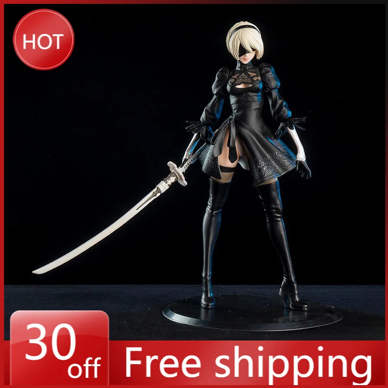 Игрушечная фигурка NieR Automata, 28 см, Premium Edition 2B, механическая спасательная форма, статуя красивой девочки, коллекционная кукла, ПВХ Модель, Подарочные игрушки
Игрушечная фигурка NieR Automata, 28 см, Premium Edition 2B, механическая спасательная форма, статуя красивой девочки, коллекционная кукла, ПВХ Модель, Подарочные игрушки