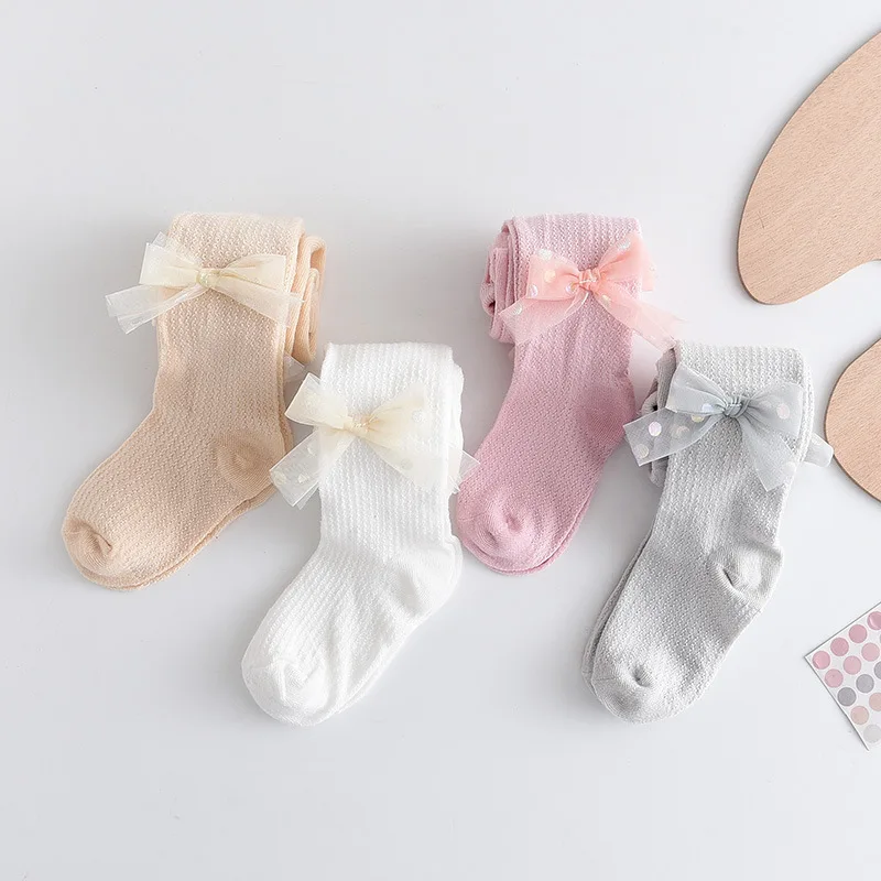 New Summer Pantyhose for Girls Polka Dot Bow Breathable Mesh Cotton Babys Princess Tights Stockings Kids Anti-Mosquito Leggings
New Summer Pantyhose for Girls Polka Dot Bow Breathable Mesh Cotton Babys Princess Tights Stockings Kids Anti-Mosquito Leggings