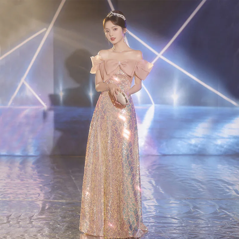 DongCMY One-shoulder Cocktail Dress Banquet Evening Dress 2024 High-end Light Luxury Small High-grade Pink Party Ball Gown
DongCMY One-shoulder Cocktail Dress Banquet Evening Dress 2024 High-end Light Luxury Small High-grade Pink Party Ball Gown