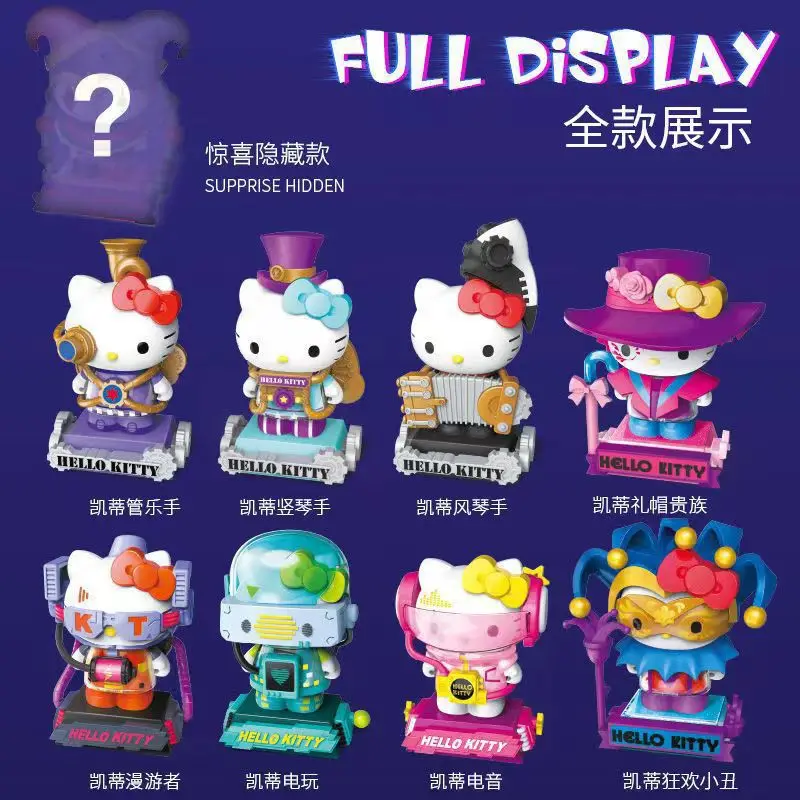 

Hello Kitty Blind Box Figure Kuromi Toys Sanrio Surprise Boxes Genuine Melody Play Doll Gifts Girls Birthday Cinnamoroll Action