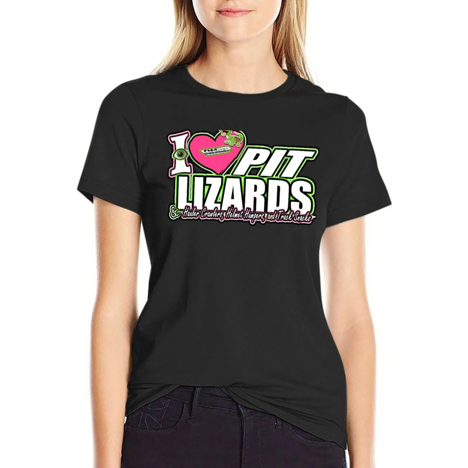 I Love Pit Lizards T-Shirt graphics animal print shirt for girls tees Women t shirt
I Love Pit Lizards T-Shirt graphics animal print shirt for girls tees Women t shirt