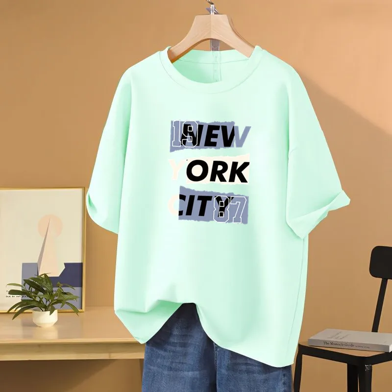 Футболка женская летняя с коротким рукавом и круглым вырезом, 100% хлопок
Футболка женская летняя с коротким рукавом и круглым вырезом, 100% хлопок