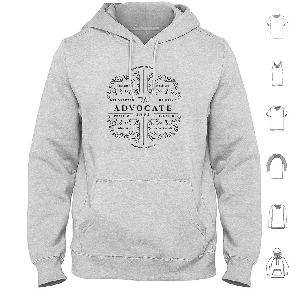 Infj Advocate Personality Type Traits Mbti Hoodie cotton Long Sleeve Infj Advocate 16 Personalities Introverted Intuitive 
Infj Advocate Personality Type Traits Mbti Hoodie cotton Long Sleeve Infj Advocate 16 Personalities Introverted Intuitive