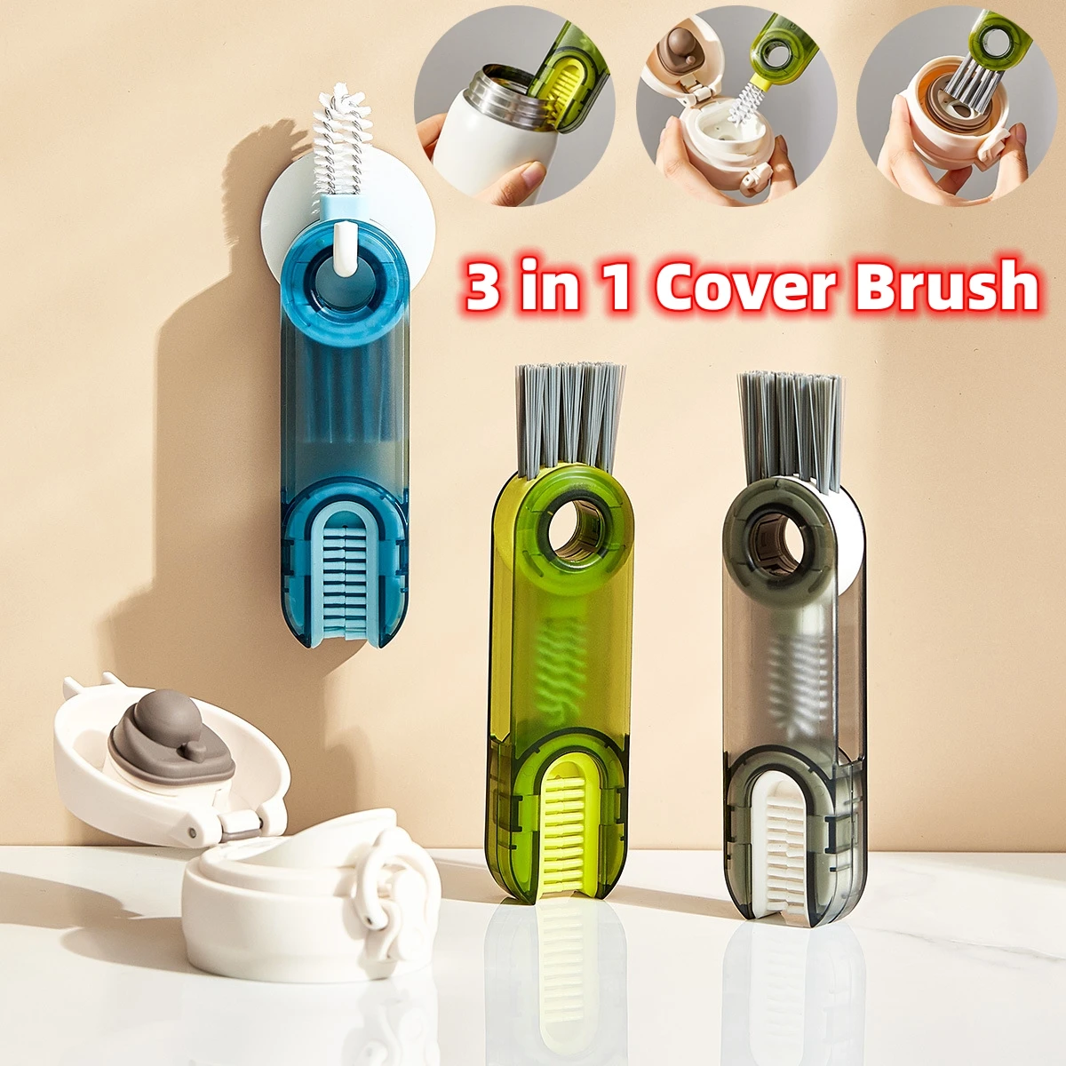 3 In 1 Tiny Bottle Cup Cover Brush Straw Cleaner Tools Multi-Functional Crevice Cleaning Brush Kitchen Tools Gadgets
3 In 1 Tiny Bottle Cup Cover Brush Straw Cleaner Tools Multi-Functional Crevice Cleaning Brush Kitchen Tools Gadgets